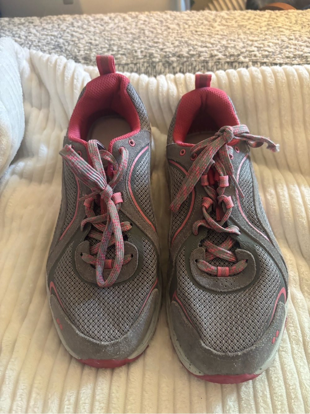 Ryka Gray and Pink Women's Athletic Sneakers